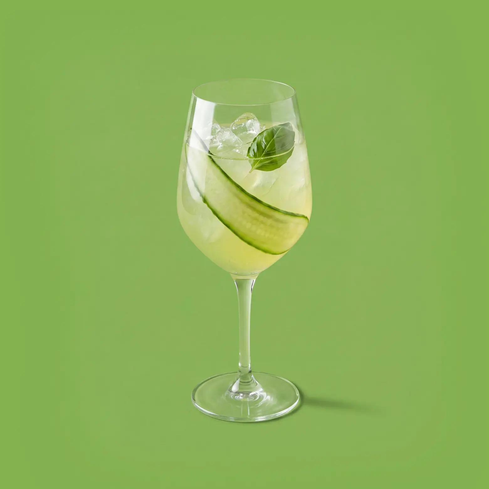 Cointreau Fizz Cucumber and Basil