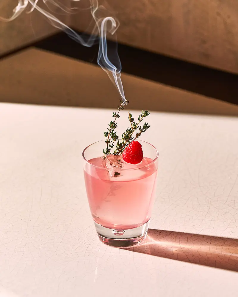 Raspberry Thyme Margarita